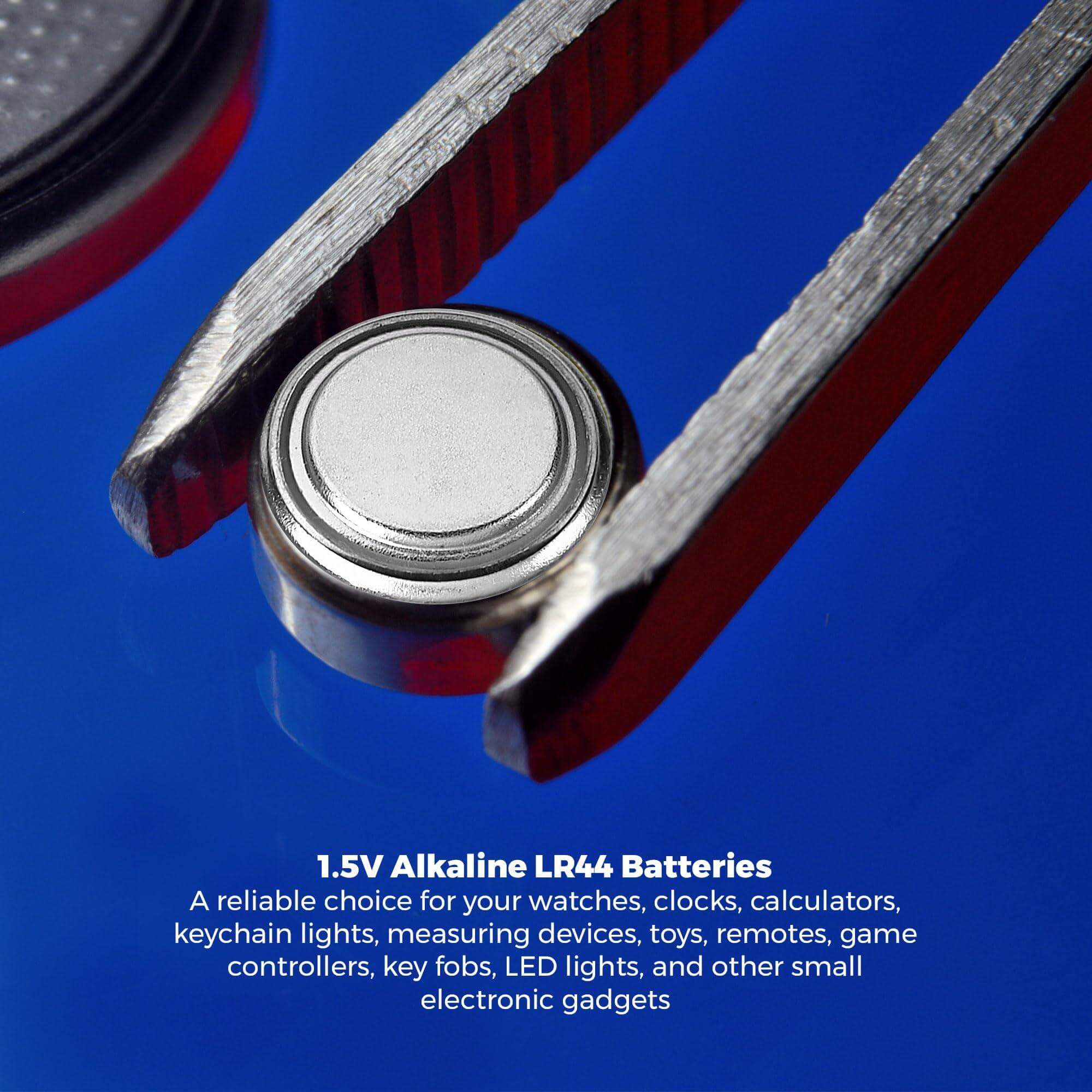MEDca 1.5V Alkaline Batteries - LR44 L1154 AG13 357 303 SR44 Battery - Button Coin Cell for Hearing Aids and Amplifiers, Toys, Remotes, Calculators, Lasers | Long Lasting Power | Anti Corrosion | 30 PCS