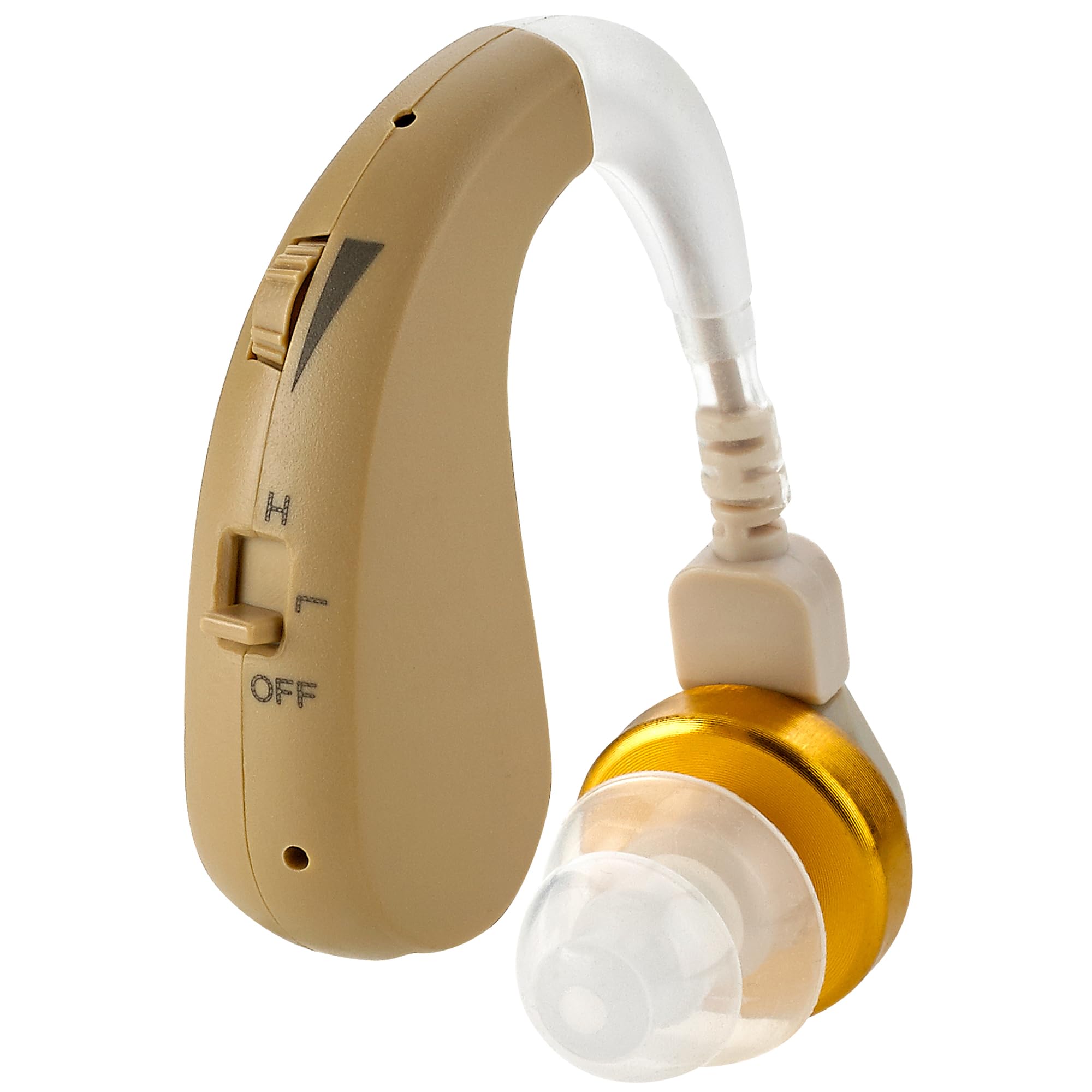 Rechargeable Digital Hearing Aids - Hearing Aids Set with New Digital Technology - Almost Invisible BTE Design with Quick Recharge - Personal Sound Aids by MEDca