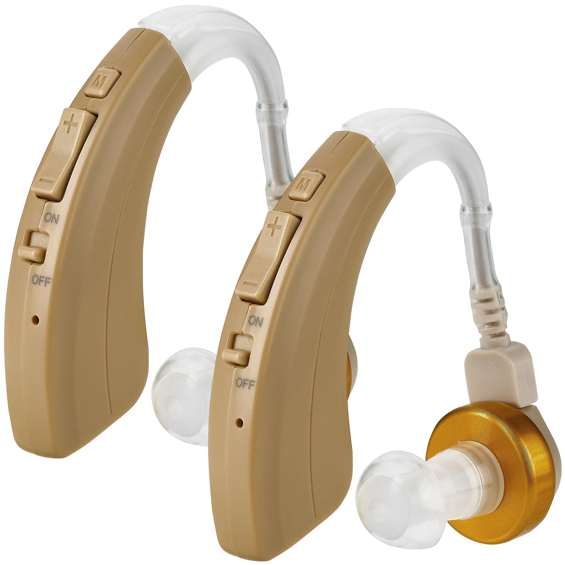 Digital Hearing Aids Pair - Behind the Ear Left & Right BTE Personal Sound Hearing Aids by MEDca