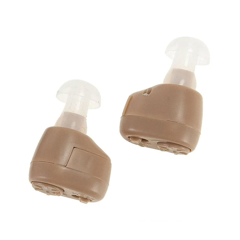 Digital Hearing Aids - In-The-Canal (ITC) Pair of In Ear Sound Amplification Devices, Audiologist and Doctor Designed Personal Sound Aids for Adults and Sound Enhancer Set