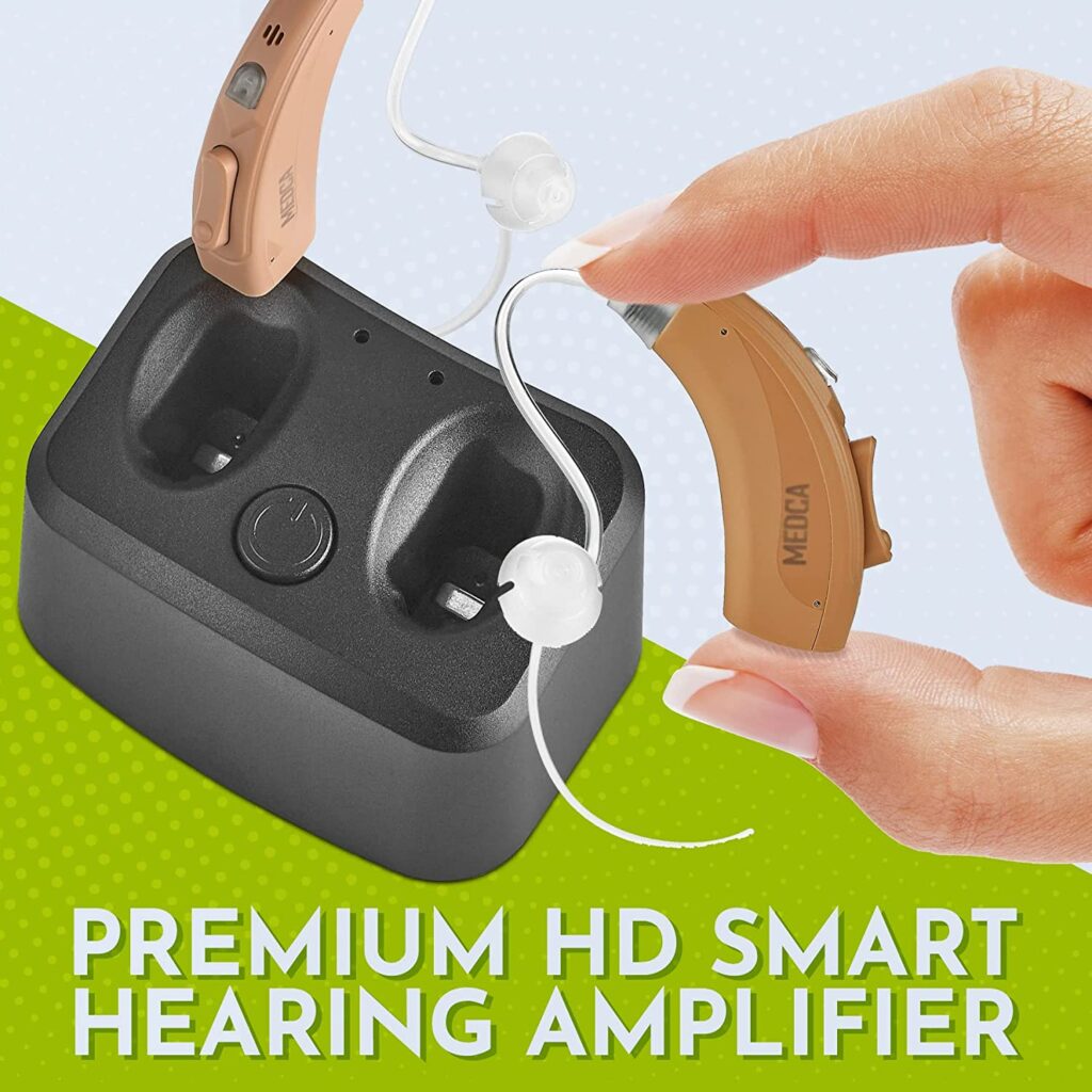 Bluetooth Rechargeable Hearing Aids 