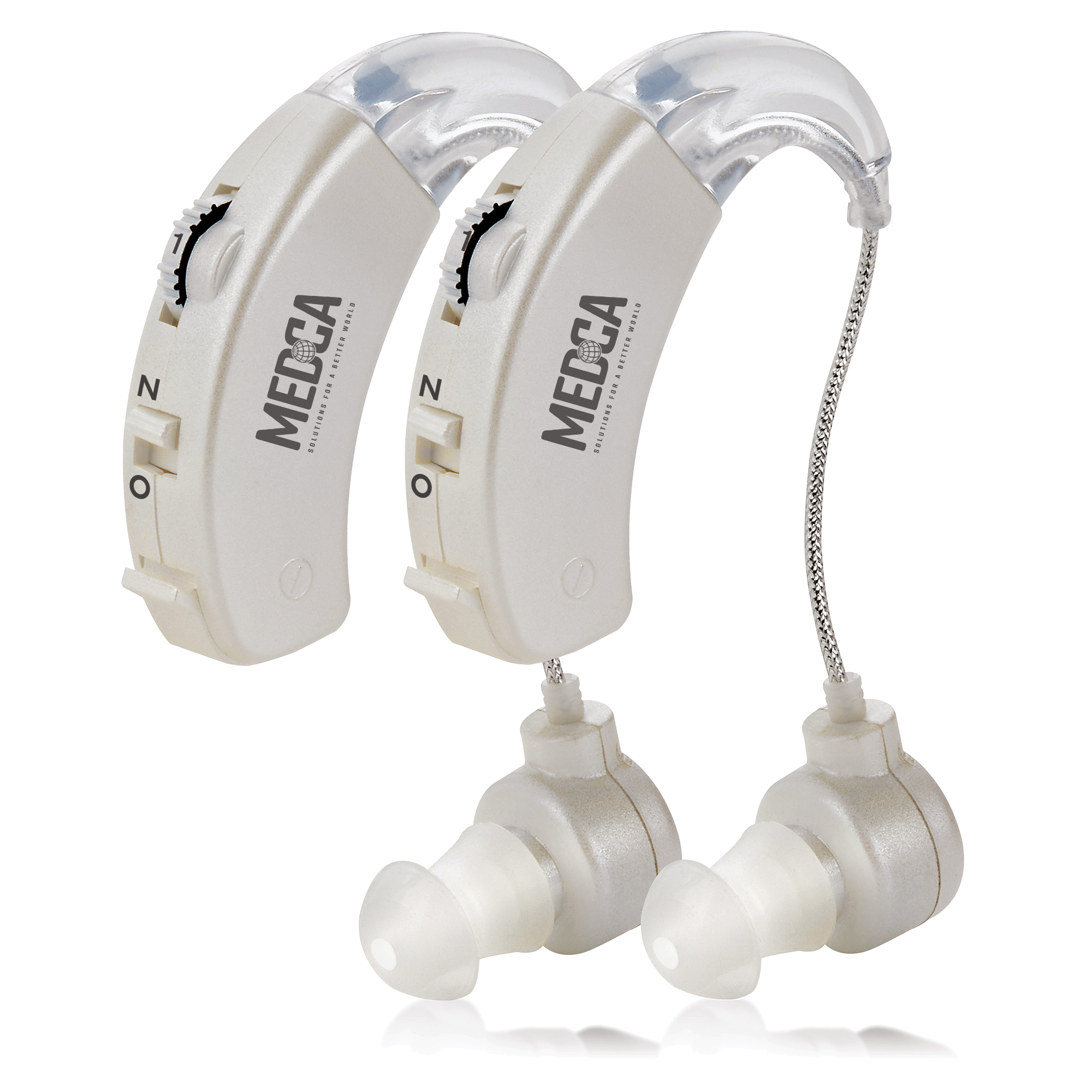 Behind the Ear Sound Amplifier - BTE Hearing Ear Amplification Device and  Digital Sound Enhancer PSAD for the Hard of Hearing, Noise Reducing  Feature,